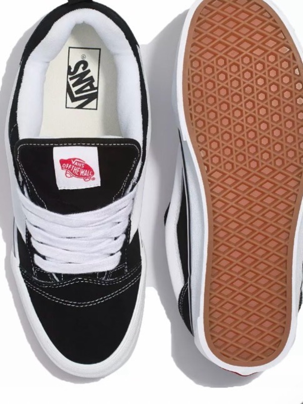 Vans Black and White Old Skool Low-Top Sneaker
